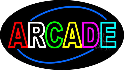 Deco Style Arcade Flashing Neon Sign 17