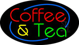 Coffee & Tea Animated Neon Sign 17" Tall x 30" Wide x 3" Deep