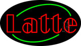 Deco Style Latte Animated Neon Sign 17" Tall x 30" Wide x 3" Deep