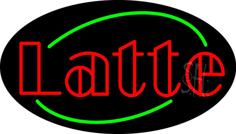Deco Style Latte Animated Neon Sign 17