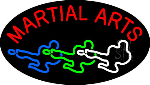 Martial Arts Animated Neon Sign 17