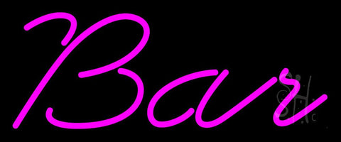 Cursive Bar Neon Sign 10