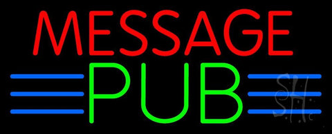 Custom Message Pub Neon Sign 13