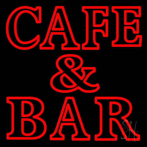 Red Cafe and Bar Neon Sign 24