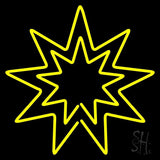 Bahai Neon Sign 24" Tall x 24" Wide x 3" Deep