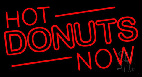 Hot Donuts Now Neon Sign 20