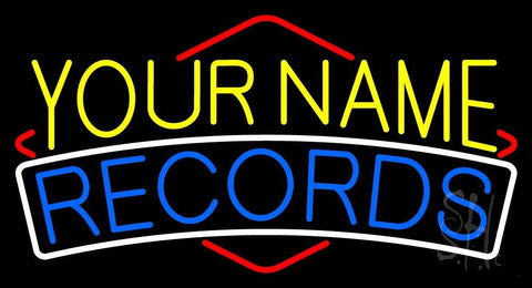 Custom Blue Records Neon Sign 20