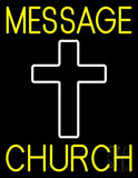 Custom Church With Logo Neon Sign 31" Tall x 24" Wide x 3" Deep