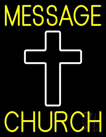 Custom Church With Logo Neon Sign 31