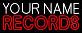 Custom Double Stroke Red Records Neon Sign 13" Tall x 32" Wide x 3" Deep