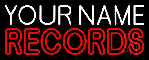 Custom Double Stroke Red Records Neon Sign 13