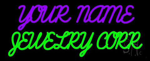 Custom Jewelry Green Neon Sign 13