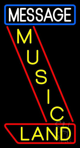 Custom Music Land Yellow Neon Sign 37