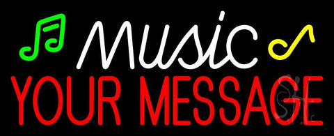 Custom Music Note Neon Sign 13