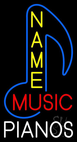 Custom Music Pianos Neon Sign 37