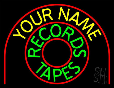 Custom Records Tapes Neon Sign 24