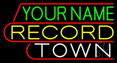 Custom Record Town Neon Sign 20