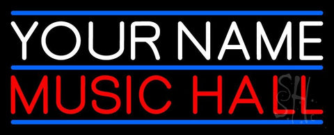 Custom Red Music Hall Neon Sign 13