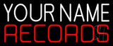 Custom Red Records Block 3 Neon Sign 13" Tall x 32" Wide x 3" Deep