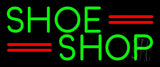 Green Shoe Shop Neon Sign 10" Tall x 24" Wide x 3" Deep