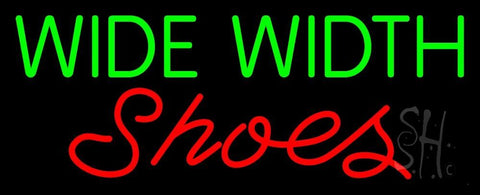 Green Wide Width Red Shoes Neon Sign 13