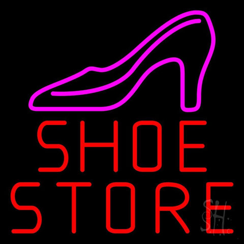 Red Shoe Store Neon Sign 24