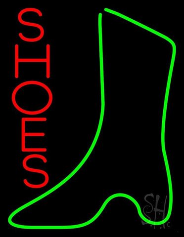 Vertical Red Shoes Neon Sign 31
