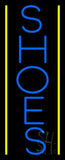 Vertical Shoes Yellow Line Neon Sign 32" Tall x 13" Wide x 3" Deep