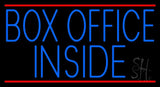 Box Office Inside Neon Sign 20" Tall x 37" Wide x 3" Deep