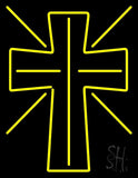 Christian Cross Neon Sign 31" Tall x 24" Wide x 3" Deep