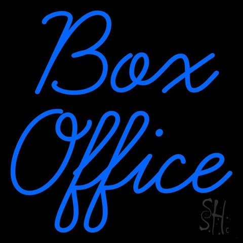 Cursive Box Office Neon Sign 24