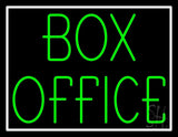 Green Box Office Neon Sign 24" Tall x 31" Wide x 3" Deep