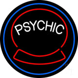 Green Psychic Logo Neon Sign 26" Tall x 26" Wide x 3" Deep