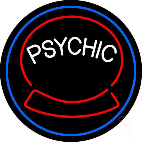 Green Psychic Logo Neon Sign 26
