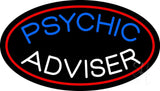 Psychic Advisor Neon Sign 17" Tall x 30" Wide x 3" Deep