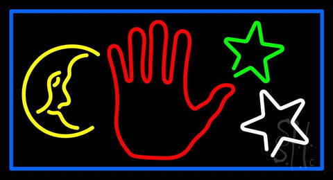 Red Palm Logo Psychic Neon Sign 20