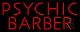 Red Psychic Barber Neon Sign 13" Tall x 32" Wide x 3" Deep