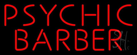 Red Psychic Barber Neon Sign 13