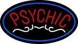 Red Psychic Blue Border Neon Sign 17" Tall x 30" Wide x 3" Deep