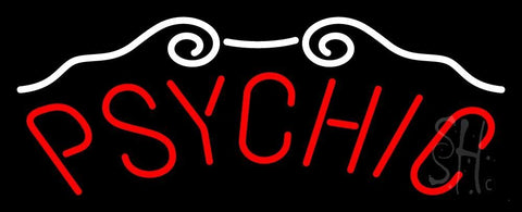 Red Psychic Neon Sign 13
