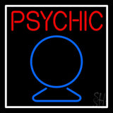 Red Psychic With Crystal Neon Sign 24" Tall x 24" Wide x 3" Deep