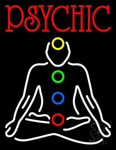 Red Psychic With Logo Neon Sign 31