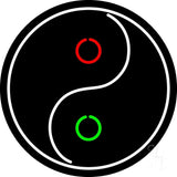 Taoist Symbol Neon Sign 26" Tall x 26" Wide x 3" Deep