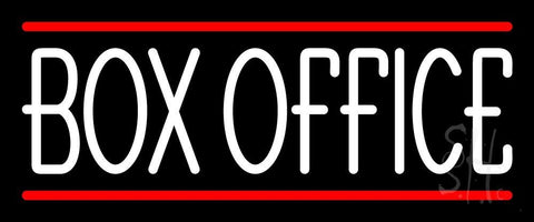 White Box Office Neon Sign 10