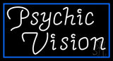 White Psychic Vision Neon Sign 20" Tall x 37" Wide x 3" Deep