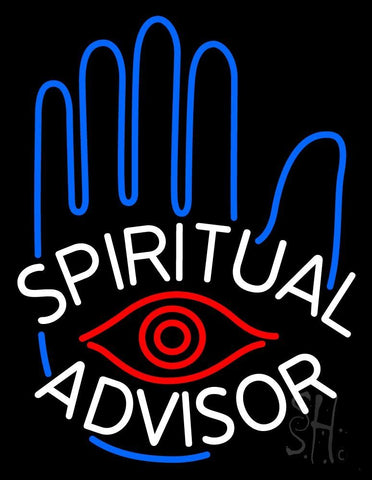 White Spiritual Advisor Neon Flex Sign 31