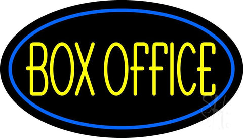 Yellow Box Office Neon Sign 17