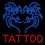 Blue Tattoo Logo Neon Sign 24" Tall x 24" Wide x 3" Deep