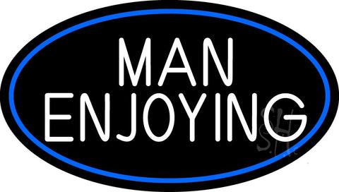 Man Enjoying Strip Gal Neon Sign 17