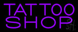 Purple The Tattoo Shop Neon Sign 10" Tall x 24" Wide x 3" Deep